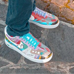 Nike👟Ruohan Wang Air Force 1 Low 'White' CZ3990-900 - Men’s Size: 10 - EUC